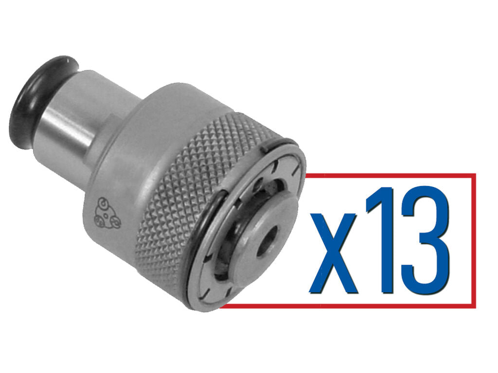 Size 2 Clutch Tap Collet Set - 13 pcs.