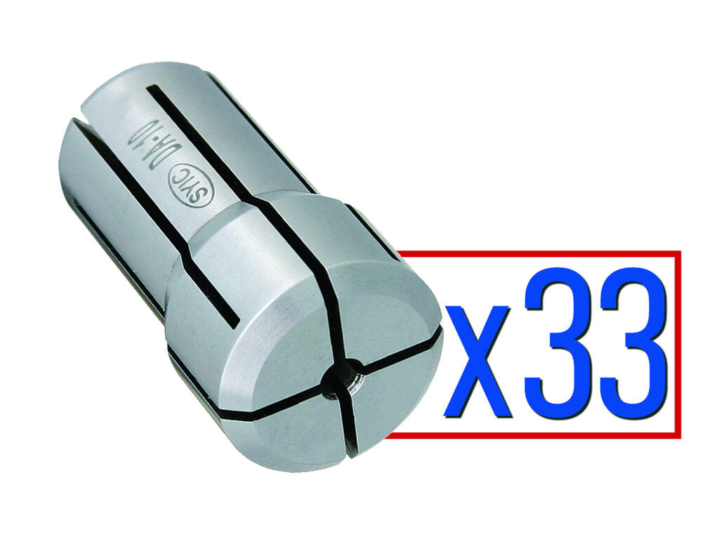 DA 100 33 piece Collet Set