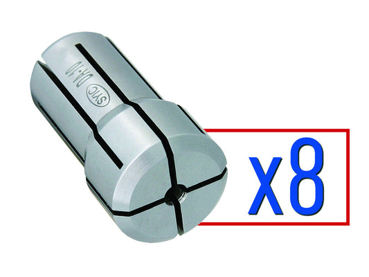 DA 100 8 Piece Collet Set