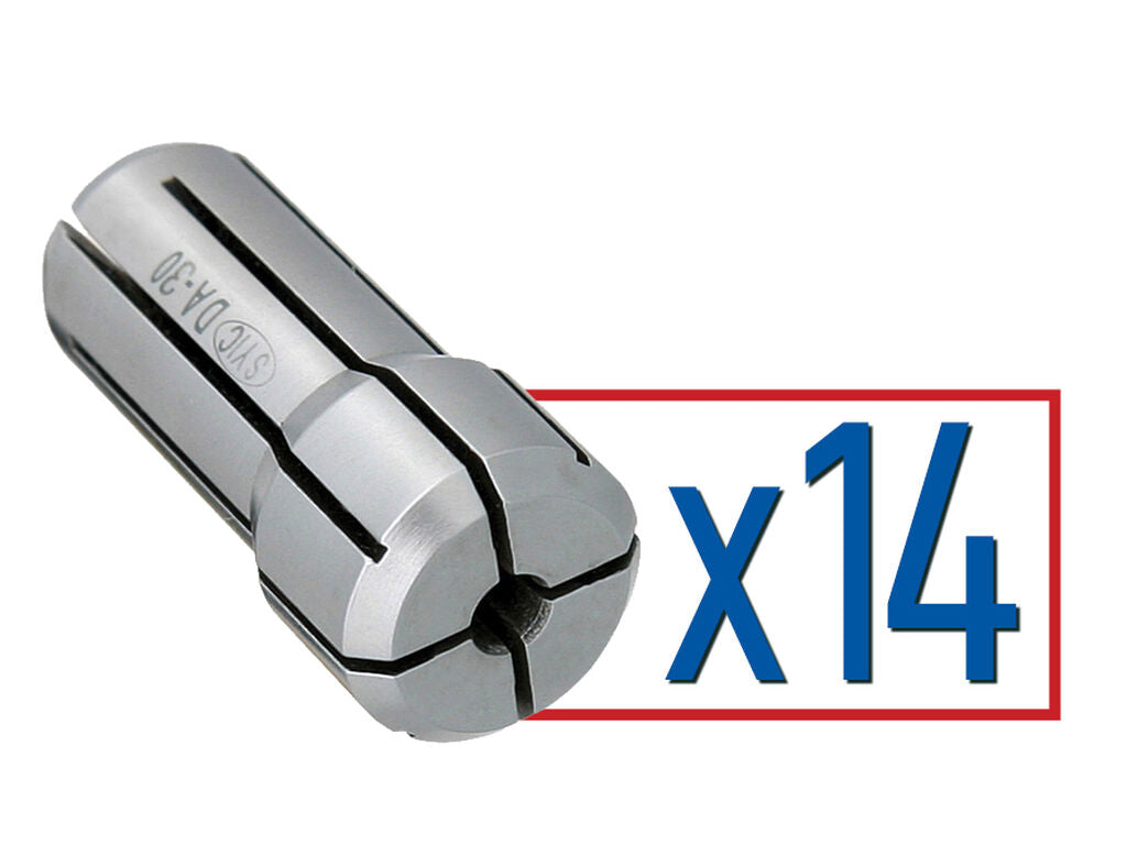 DA 300 14 piece Collet Set