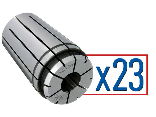 TG 100 23 pc. Metric Collet Set - 3-25