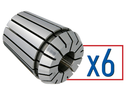 ER 50 Collet Set - 6 pcs.