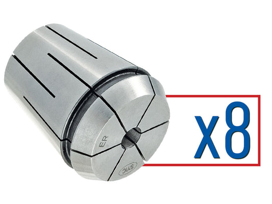 ER 16 x 8 pc Steel Sealed Set - Metric