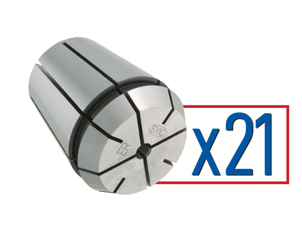 ER 40 21 pc. Tap Collet Set