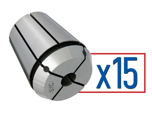 ER 16 Coolant Collet Set - 15 pcs