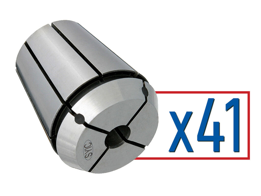 ER 40 Coolant Collet Set - 41 pieces