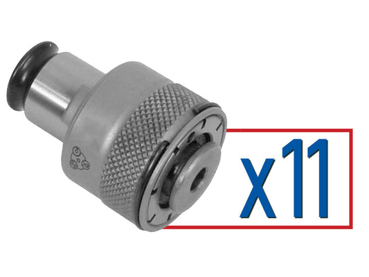 11 piece Size 1 Clutch Drive Tap