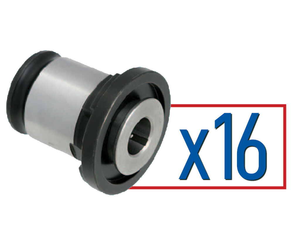 Size 3 Rigid Tap Collet Set - 16 pcs.