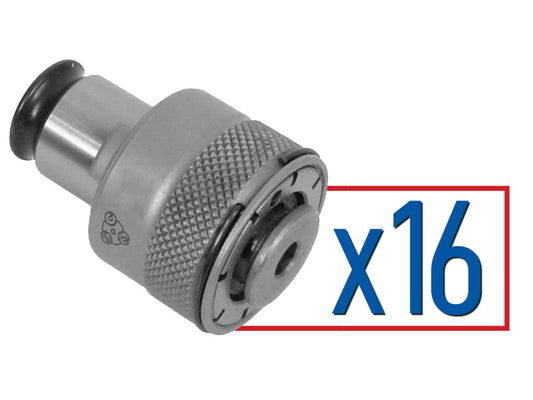Size 3 Clutch Tap Collet Set - 16 pcs.