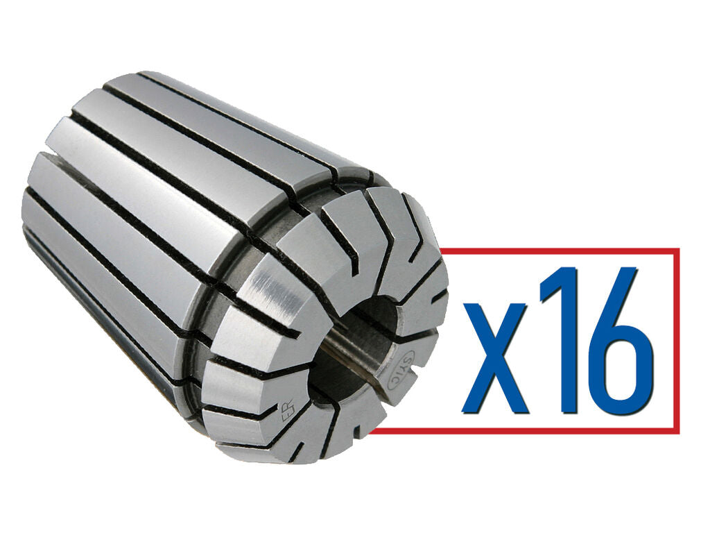 Collet Set ER 25 .1875"-.6250" (15 pcs)