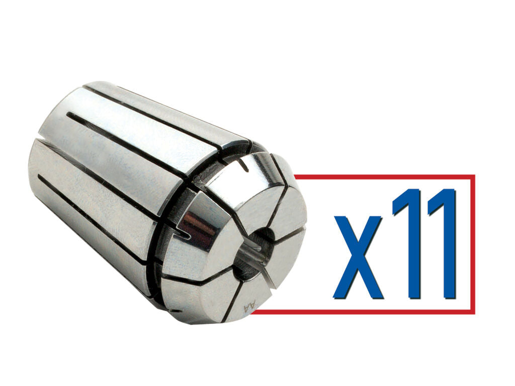Collet Set ER 25 .1250"-.6250" (11 pcs)