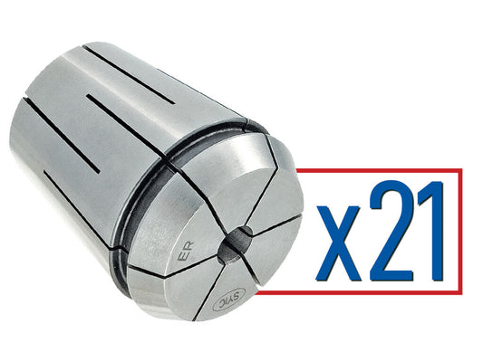 Collet Set Sealed ER 40 6-26mm (21 pcs)