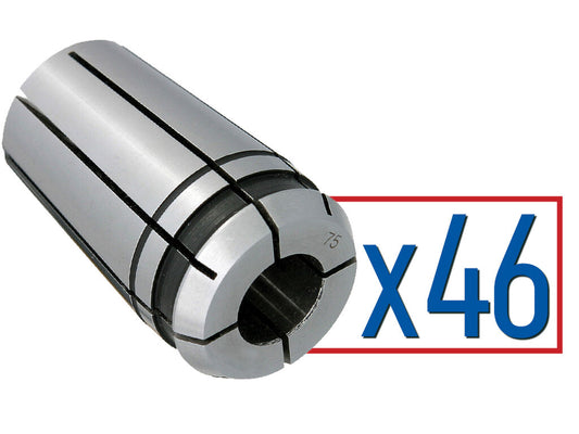 Collet Set 75PG .0468"-.7500" (46 pcs x