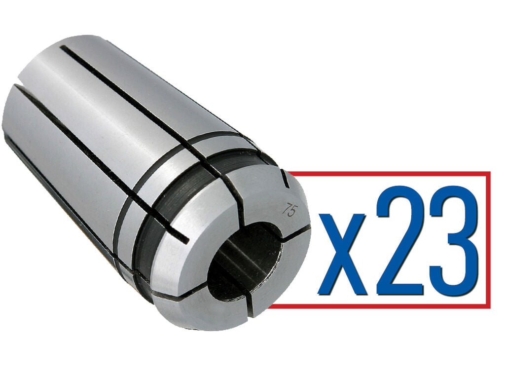 Collet Set 75PG .0625"-.7500" (23 pcs x
