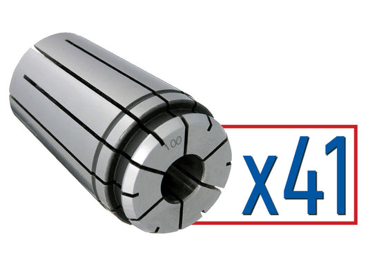 Collet Set 100PG .375-1.000" (41 pcs x