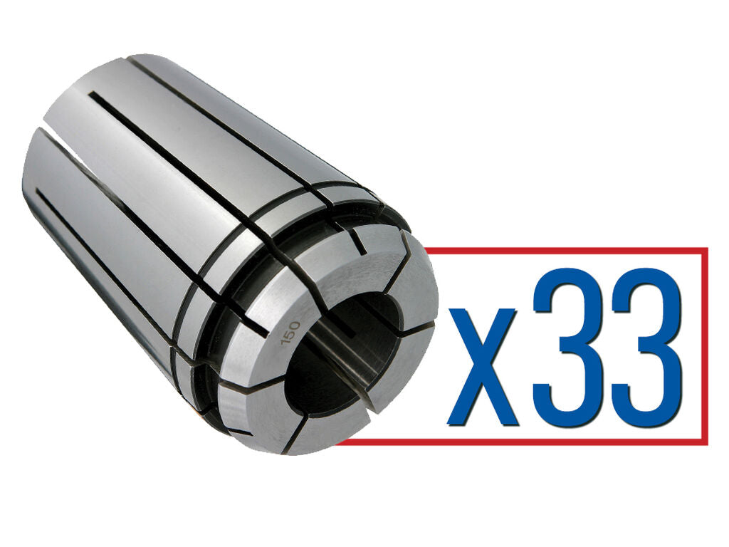 Collet Set 150PG .500"-1.500" (33 pcs x