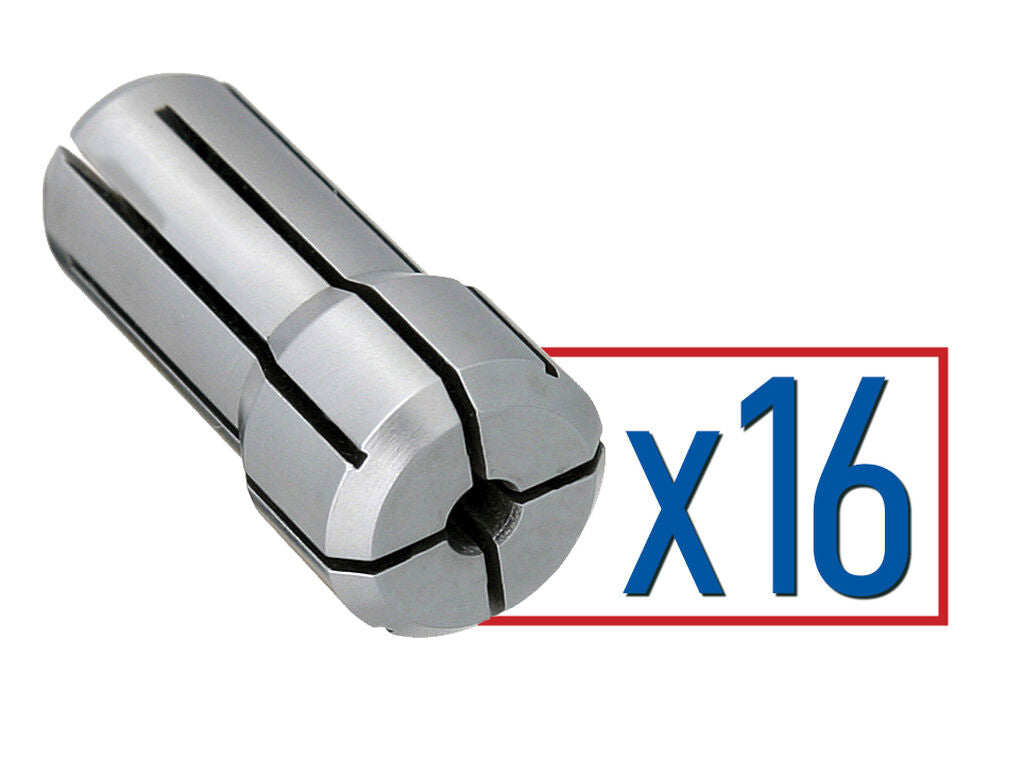 Collet Set DA200 1/16-3/8 x 1/64 (21pcs)