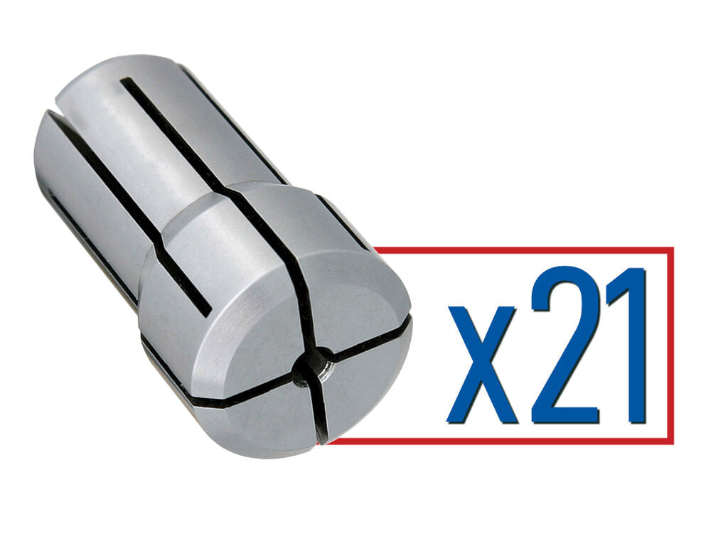 ColletSetDA100.2500"-.5625" (1/64" Inc.)