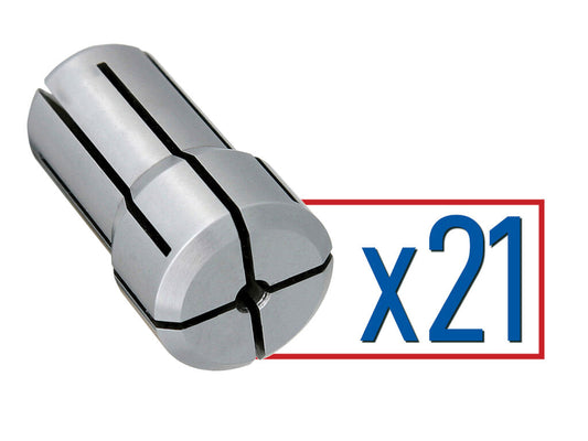 ColletSetDA100.2500"-.5625" (1/64" Inc.)