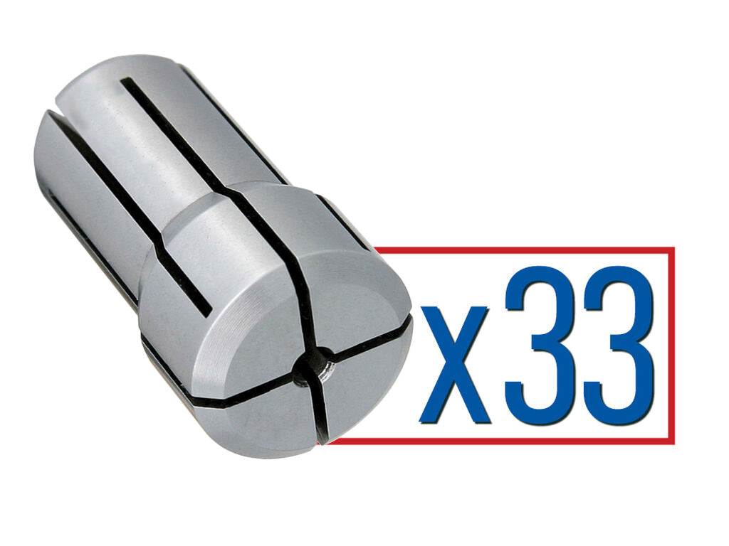 Collet Set DA 100 .0625-.5625 (33 pcs x
